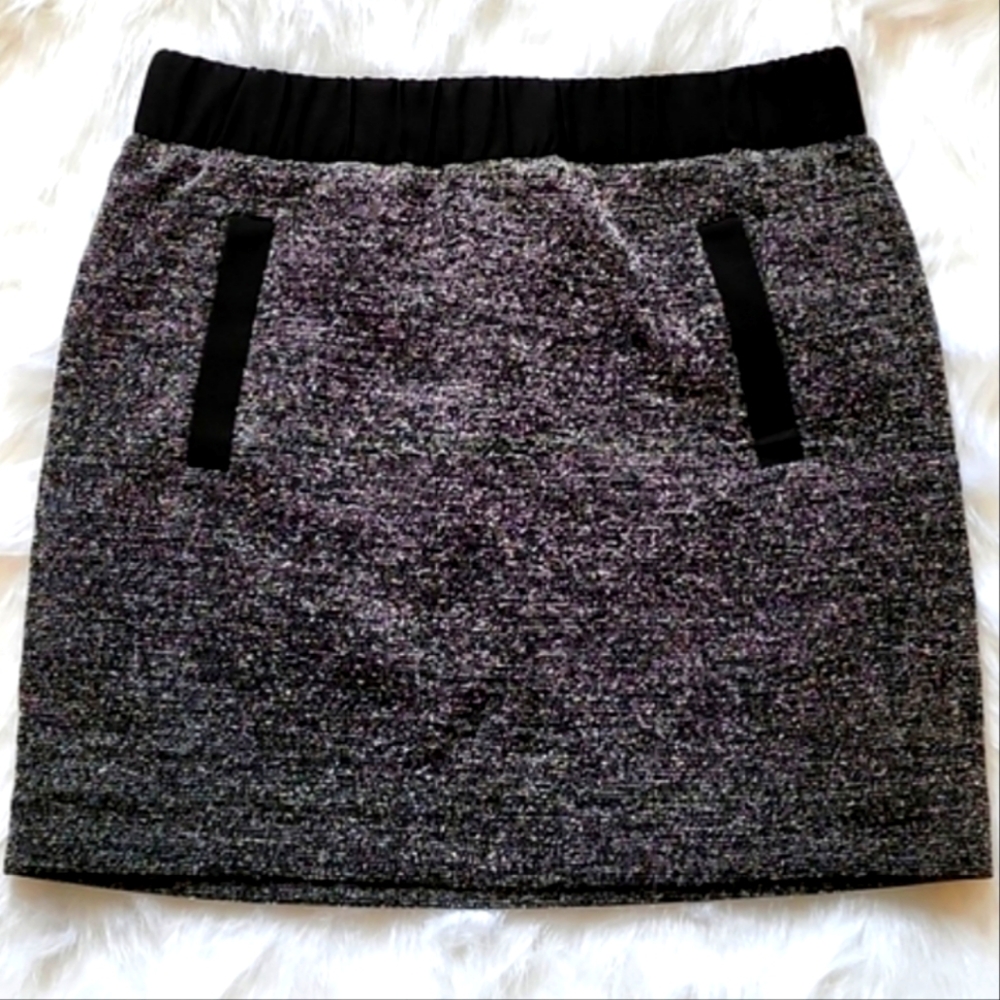 VINTAGE ANNE TAYLOR LOFT BRAND MULTIFUNCTIONAL MINI skirt size medium - Picture 1 of 10